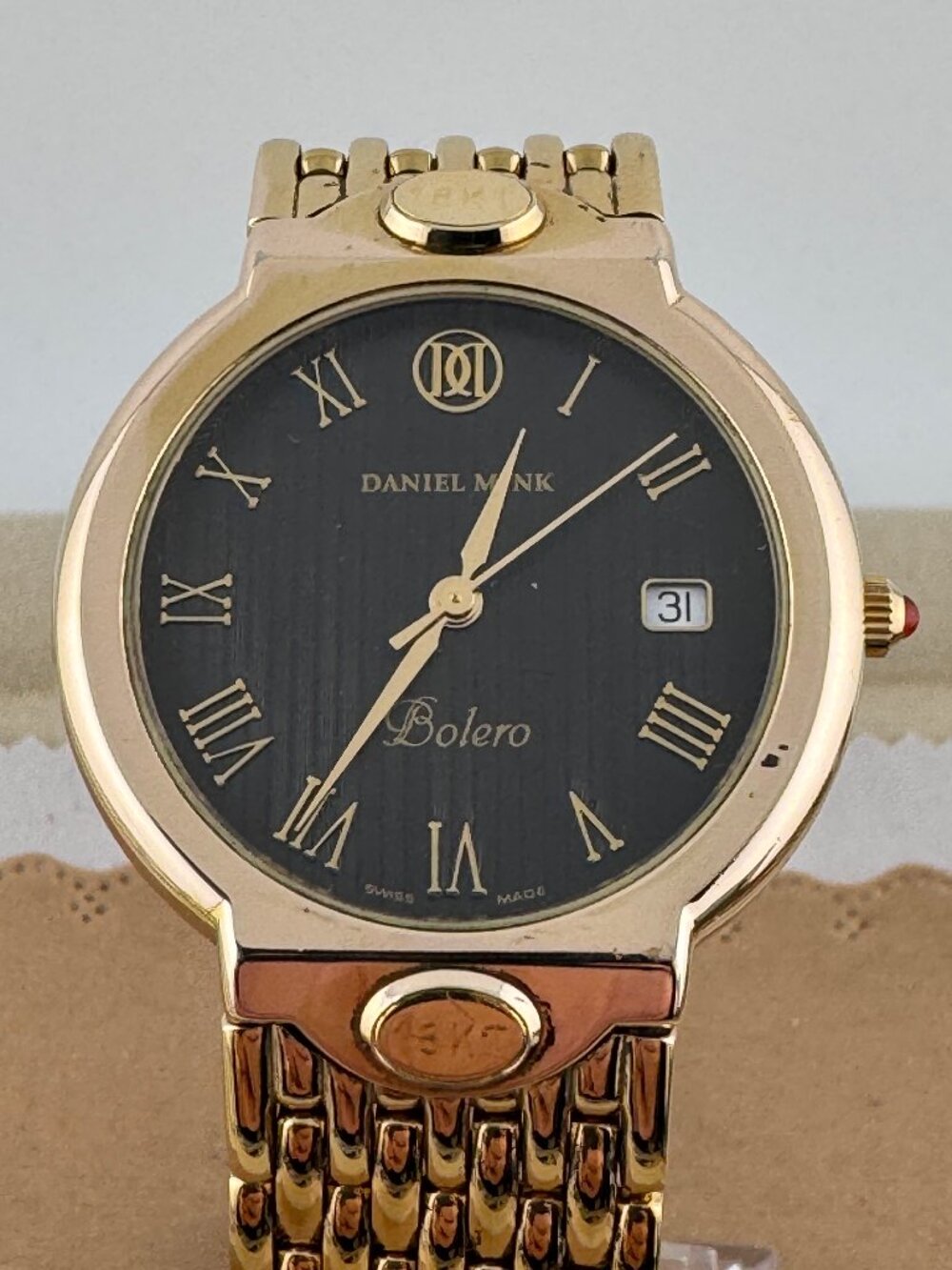 Luxury Designer Vintage Daniel Mink “Bolero" Swiss Made Watch